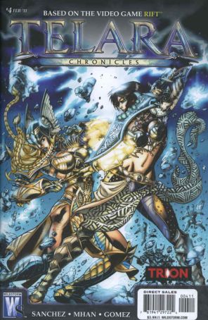 Telara Chronicles 4 published by WildStorm with cover art by Drew Johnson and Carrie Strachan