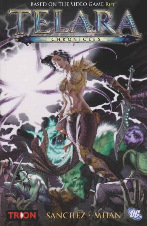 Telara Chronicles TPB 1 published by DC with cover art by Pop Mhan
