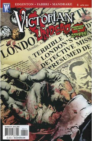 Victorian Undead 4 published by WildStorm with cover art by Simon Coleby