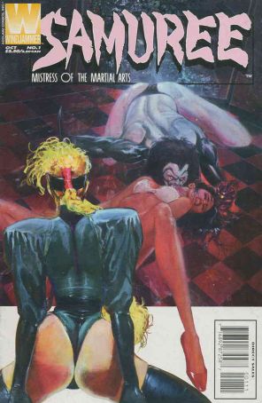 Samuree (3rd Series) 1 published by Windjammer with cover art by Mark Beachum