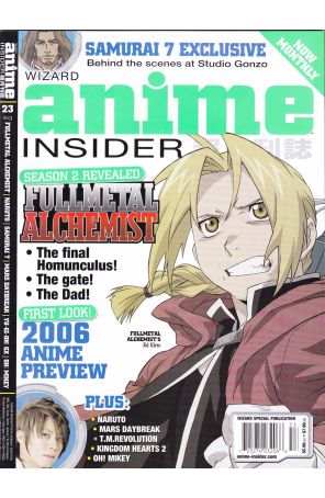 Wizard Anime Insider 23 published by Wizard