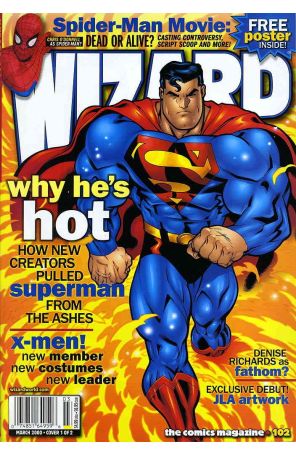 Wizard: The Comics Magazine 102A published by Wizard with cover art by Ed McGuinness and Cam Smith