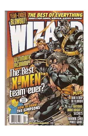 Wizard: The Comics Magazine 112C published by Wizard with cover art by Salvador Larroca and Mark Morales
