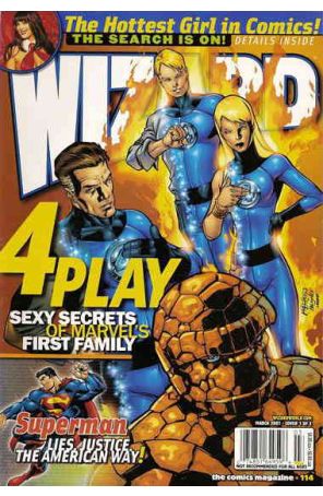 Wizard: The Comics Magazine 114A published by Wizard with cover art by Carlos Pacheco and Jesus Merino