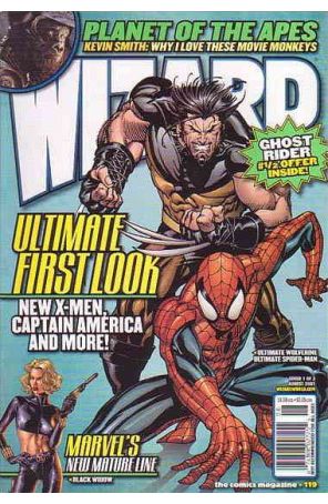Wizard: The Comics Magazine 119C published by Wizard with cover art by Andy Kubert