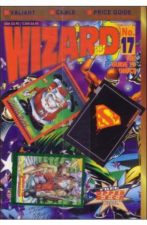 Wizard: The Comics Magazine 17A (with card) published by Wizard with cover art by David Lapham