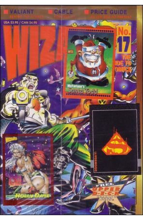 Wizard: The Comics Magazine 17B (with card) published by Wizard with cover art by David Lapham