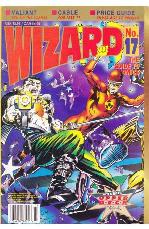 Wizard: The Comics Magazine 17 (Newsstand) published by Wizard with cover art by David Lapham