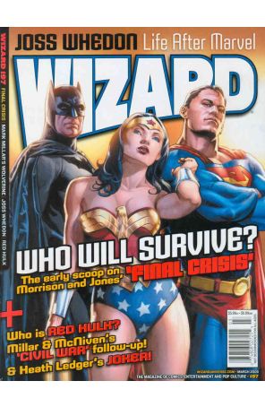 Wizard: The Comics Magazine 197C published by Wizard with cover art by J.G. Jones