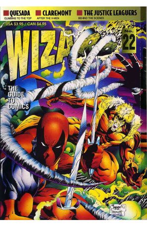 Wizard: The Comics Magazine 22 published by Wizard with cover art by Joe Quesada