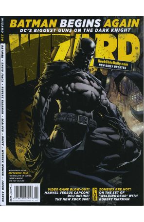 Wizard: The Comics Magazine 229 published by Wizard with cover art by David Finch