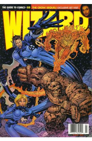 Wizard: The Comics Magazine 55A published by Wizard with cover art by Jim Lee