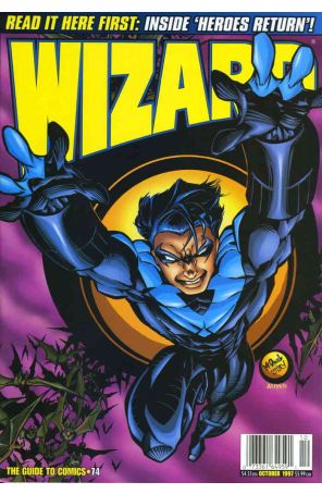 Wizard: The Comics Magazine 74A published by Wizard with cover art by Scott McDaniel
