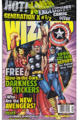 Wizard: The Comics Magazine 81A (in bag) published by Wizard with cover art by George Pérez