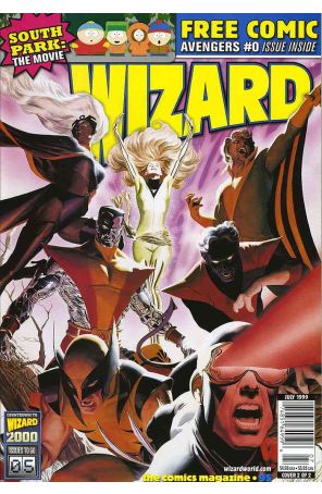 Wizard: The Comics Magazine 95B published by Wizard with cover art by Alex Ross