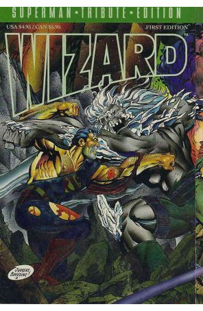 Wizard: The Superman Tribute Edition 1 published by Wizard with cover art by Brett Breeding