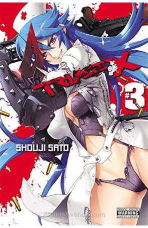 Triage X 3 published by Yen with cover art by Shouji Sato