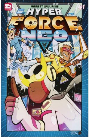 Hyper Force Neo 1 published by Z2 with cover art by Jarrett Williams