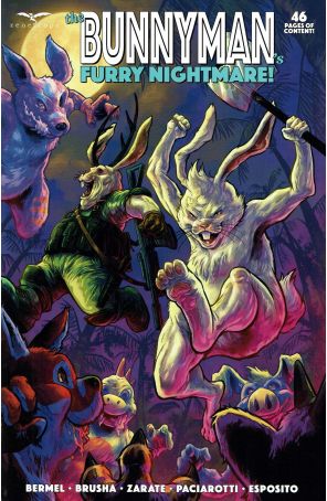 The Bunnyman's Furry Nightmare! 1A published by Zenescope with cover art by Guillermo Fajardo