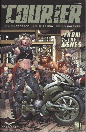Courier: From the Ashes 1B published by Zenescope with cover art by Robert Atkins