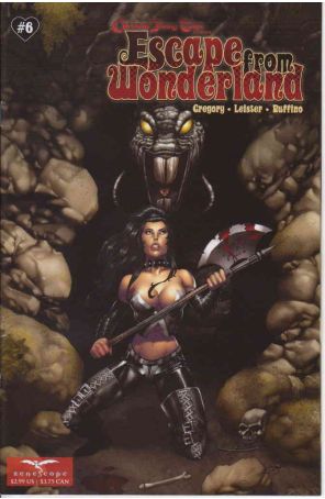 Escape from Wonderland 6A published by Zenescope with cover art by Rich Bonk