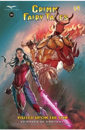 Grimm Fairy Tales (Vol. 2) 90A published by Zenescope with cover art by Luca Strati