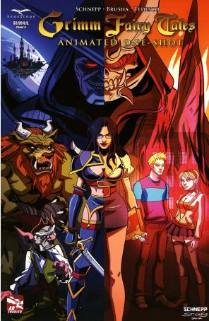 Grimm Fairy Tales Animated One-Shot 1 published by Zenescope with cover art by Jon Schnepp