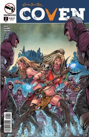 Grimm Fairy Tales Presents Coven 2D published by Zenescope with cover art by Daniel Leister