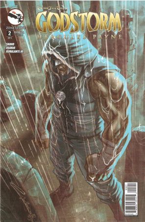 Grimm Fairy Tales Presents Godstorm: Hercules Payne 2B published by Zenescope with cover art by Emilio Laiso