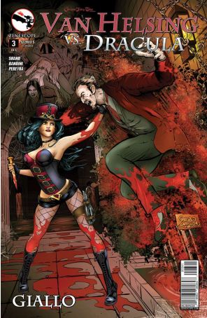 Grimm Fairy Tales Presents: Van Helsing vs. Dracula 3D published by Zenescope with cover art by Gregbo Watson