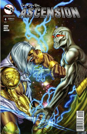 Grimm Fairy Tales presents Ascension 4B published by Zenescope with cover art by Marat Mychaels