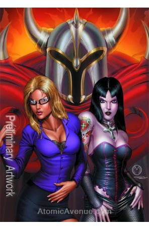 Grimm Fairy Tales presents Call of Wonderland TPB 1 published by Zenescope with cover art by Marat Mychaels
