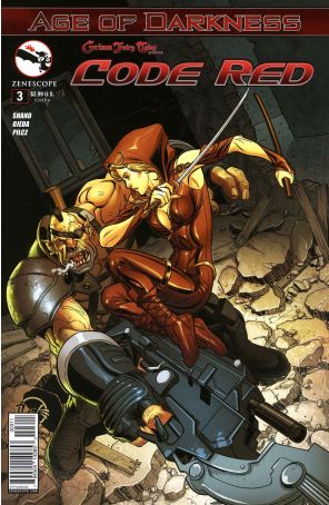 Grimm Fairy Tales presents Code Red 3A published by Zenescope with cover art by Jamal Igle