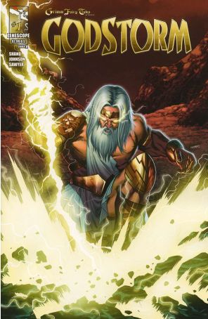 Grimm Fairy Tales presents Godstorm 1A published by Zenescope with cover art by Anthony Spay