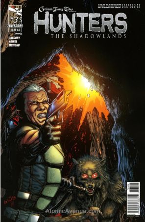 Grimm Fairy Tales presents Hunters: The Shadowlands 3B published by Zenescope with cover art by Eric J
