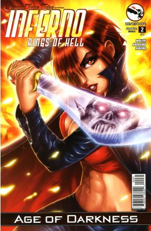 Grimm Fairy Tales presents Inferno: Rings of Hell 2C published by Zenescope with cover art by Jason Cardy
