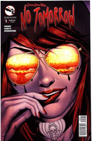 Grimm Fairy Tales presents No Tomorrow 5B published by Zenescope with cover art by Eric J.