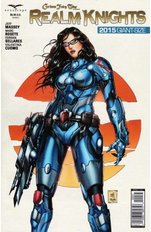Grimm Fairy Tales presents Realm Knights (2nd Series) Giant-Size 1C published by Zenescope with cover art by Mike Krome
