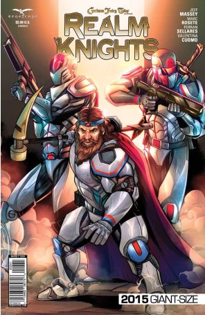 Grimm Fairy Tales presents Realm Knights (2nd Series) Giant-Size 1D published by Zenescope with cover art by Larry Watts