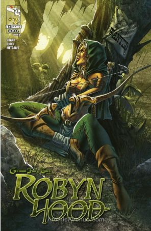 Grimm Fairy Tales presents Robyn Hood 3B published by Zenescope with cover art by Giuseppe Cafaro