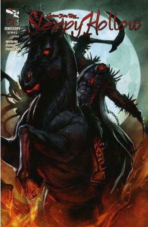 Grimm Fairy Tales presents Sleepy Hollow 1A published by Zenescope with cover art by Stjepan Sejic