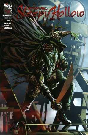Grimm Fairy Tales presents Sleepy Hollow 3B published by Zenescope with cover art by Matt Triano