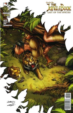 Grimm Fairy Tales presents The Jungle Book: Last of the Species 5A published by Zenescope with cover art by Jimbo Salgado