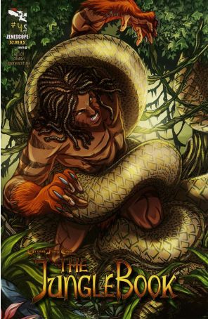 Grimm Fairy Tales presents The Jungle Book 4A published by Zenescope with cover art by Carlos Granda