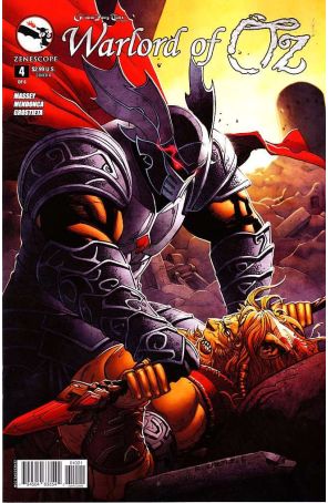 Grimm Fairy Tales presents Warlord of Oz 4B published by Zenescope with cover art by Richard Ortiz