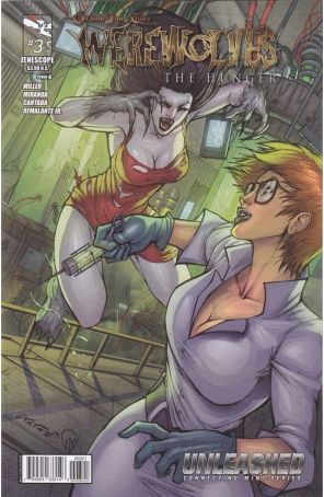 Grimm Fairy Tales presents Werewolves: The Hunger 3B published by Zenescope with cover art by Giuseppe Cafaro