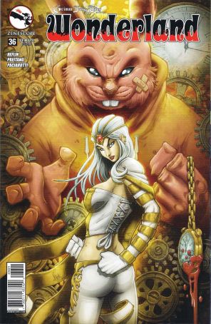 Grimm Fairy Tales presents Wonderland 36B published by Zenescope with cover art by Tabanas Vinz El