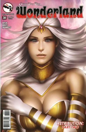Grimm Fairy Tales presents Wonderland 38A published by Zenescope with cover art by Meguro