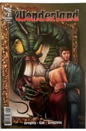 Grimm Fairy Tales presents Wonderland 7B published by Zenescope with cover art by Alfredo Reyes