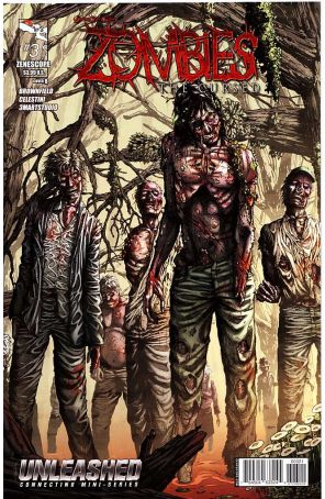 Grimm Fairy Tales presents Zombies: The Cursed 3B published by Zenescope with cover art by Eric J
